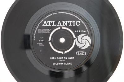 7inch Record SOLOMON BURKE - Baby Come On Home AT4073 Atlantic 1965 UK Soul/Funk Used