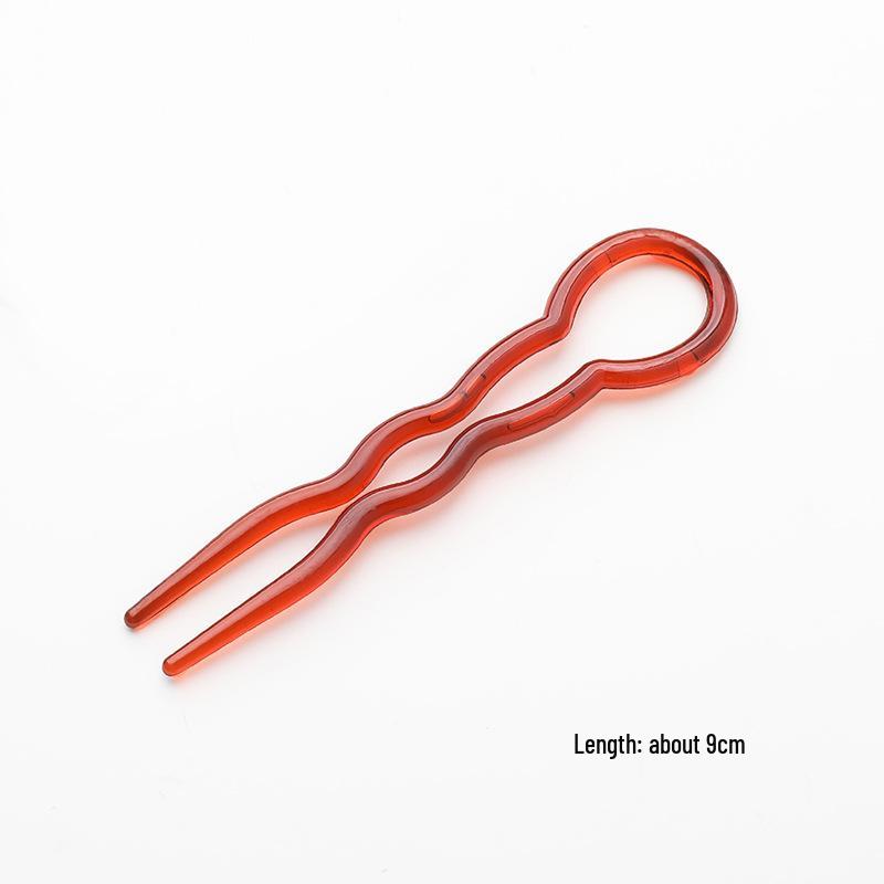 

U-образная спиральная шпилька для волос для легкой укладки пучка и контроля пушистости
