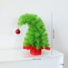 Yule Green Christmas Wreath Ornament for DIY Crooked Neck Tree Decorations