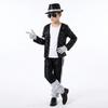 Michael Jackson 7-Piece Boys' Halloween Costume Set - Retro Role-Playing Party Outfit