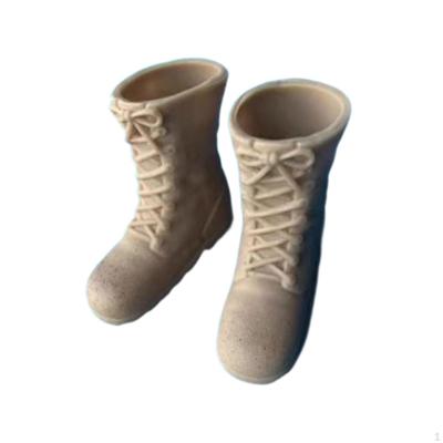 1/6 Man's Shoes Fashion Casual Footwear Doll Calf Boot for 12'' Inch Male Action Figure