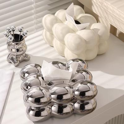 Držák na kapesníky Obal na krabičku kapesníků Marshmallow Dekorace na Valentýna Nádoba na kapesníky pro Hotel Auto Domov Pracovní deska Obývací pokoj