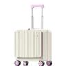 2025 New Style Spinner Suitcase: Lightweight 18" Carry-on with Combination Lock