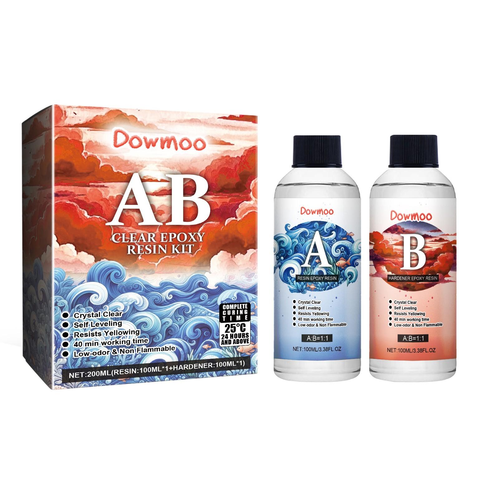 

Эпоксидная смола, кристально чистая эпоксидная смола, не желтеющая и не образующая пузырьков, самовыравнивающаяся, легкая смесь 1:1. Литье и покрытие для изготовления ювелирных изделий своими руками из художественной смолы