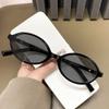 Retro Style New Style Small Oval Anti Blue Light Flat Mirror Instagram Internet Celebrity Nerd Eyeglasses Outdoor Shades Oval Sun Glasses