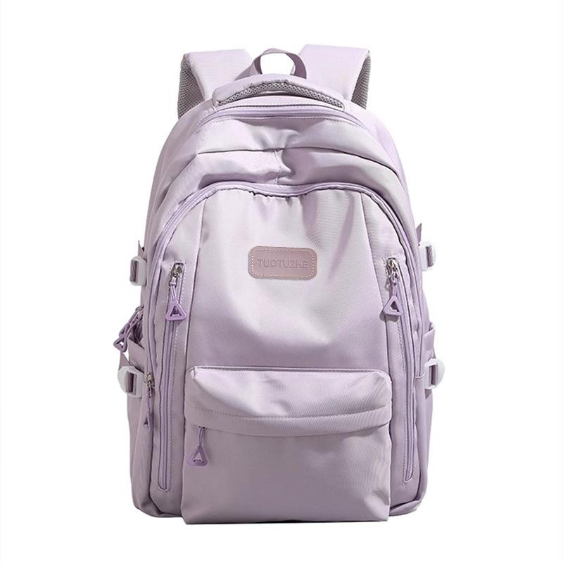 Female college student backpack 2025 new junior high school student schoolbag computer bag leisure short-distance travel bag
