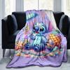 1pc Cute Stitch Printing Blanket - Soft, All-Season Throw for Living Room, Bedroom,Personalized Gift with Adorable Cartoon Design