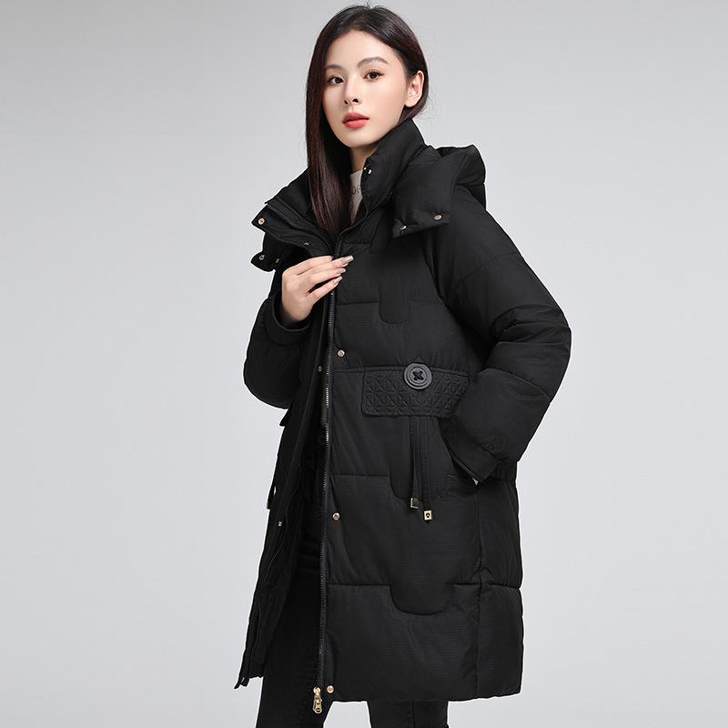 

Новая Зимняя Универсальная Корейская Версия Хлопковой Одежды с Капюшоном и Тонкая Хлопковая Куртка в Иностранном Стиле XXXL чёрный