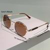 Vintage Round Sunglasses Men Fashion Simple Gradient Outdoor Shades Women  New Retro Trendy Brand Design Sun Glasses