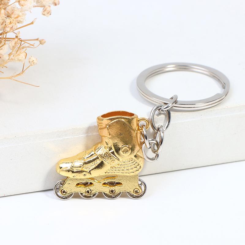 1 pieza de botas de patinaje de moda creativas, llaveros de patines, joyería, colgante, regalos
