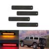 For 2003-2009 Hummer H2 Front & Rear LED Side Marker Signal Light Kit Smoke Lens