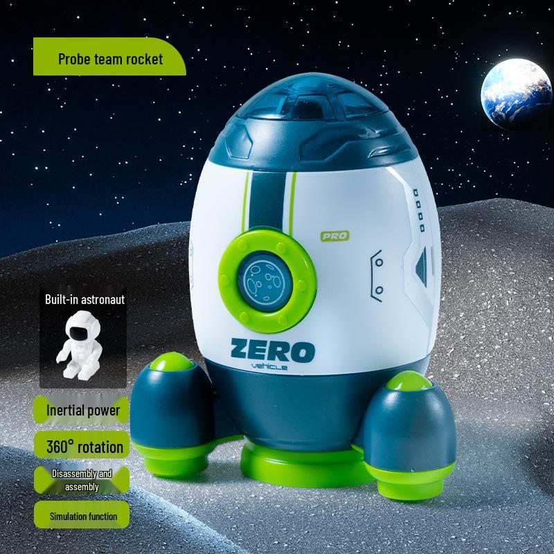 Space Exploration Rocket Rover with Astronaut & Spaceship Toy for Kids