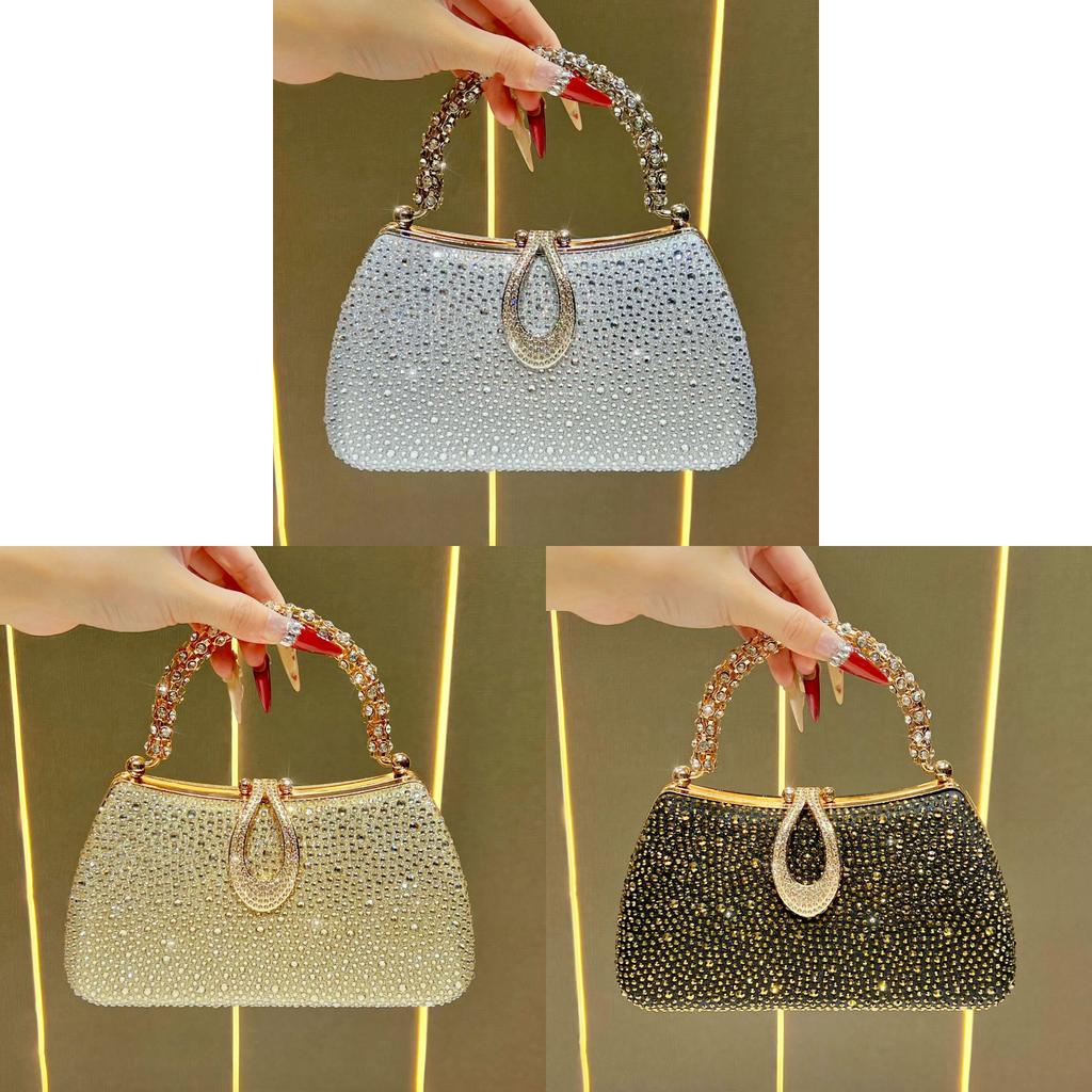 Luxury Evening Clutch With Chain Strap For Formal Events