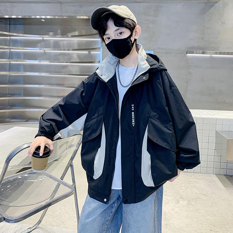 Kinder Mode Lässiger Mantel 2025 Frühling und Herbst Jungen Trench Handsome Storm Jacke