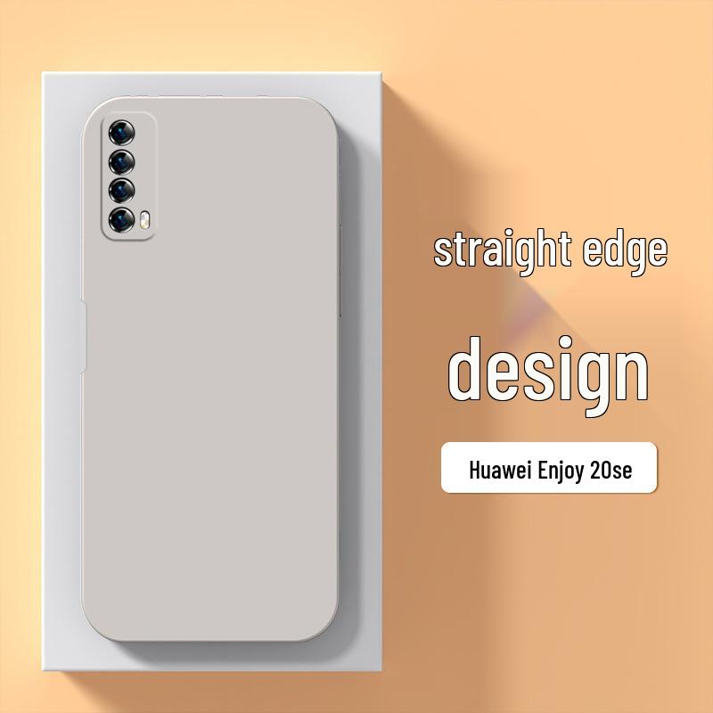 Huawei Enjoy 20 SE Silicone Protective Case with Full Coverage and Anti-Fall Features, Model PPA-AL20, 5G Compatible