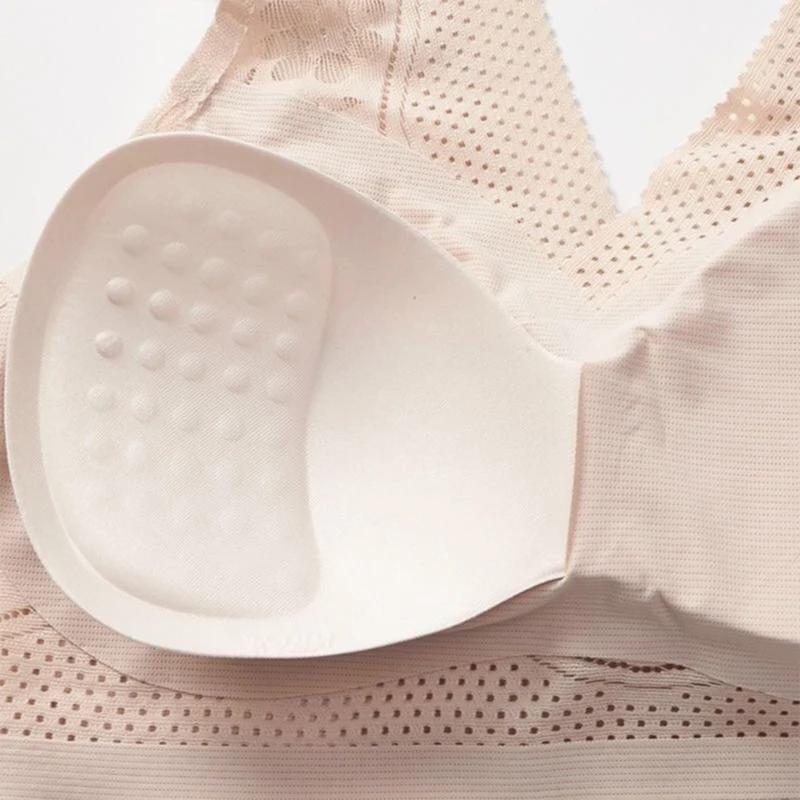 Seamless Lace Plus Size Breathable Bra for Young Girls