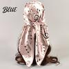 Hair Tie for Ponytail Women Satin Square Scarf 35"x35" Large Musical Note Printed Print Shawl Neck Silky Neckerchief Wrap Multifunctional Headscarf