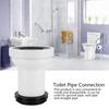 PP Rubber Material Toilet Connection Adapter Toilet Sewer Pipe Adapter  Outlet Pipe Connection
