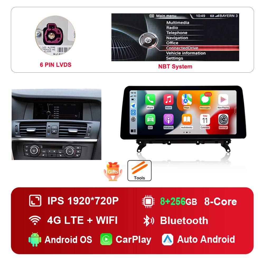 12.3 Inch for BMW 7 Series F01 F02 CIC NBT System DSP Stereo GPS HD Touch Screen Android Car Radio Multimedia Player GPS