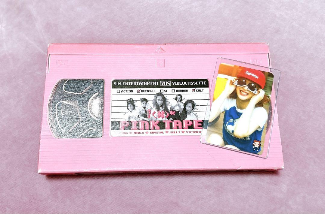 

[USED] f(x) PINK TAPE Album Sulli with Trading Card