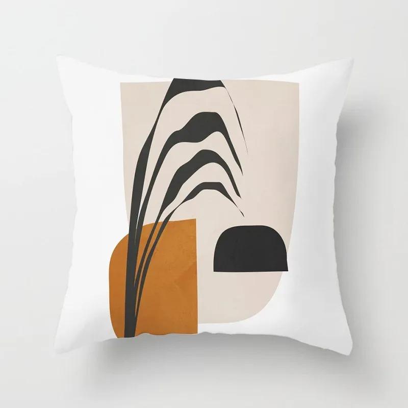 Creative Illustration Printed Decorative Pillowcases Living Room Office Ornaments Home Pillowcases