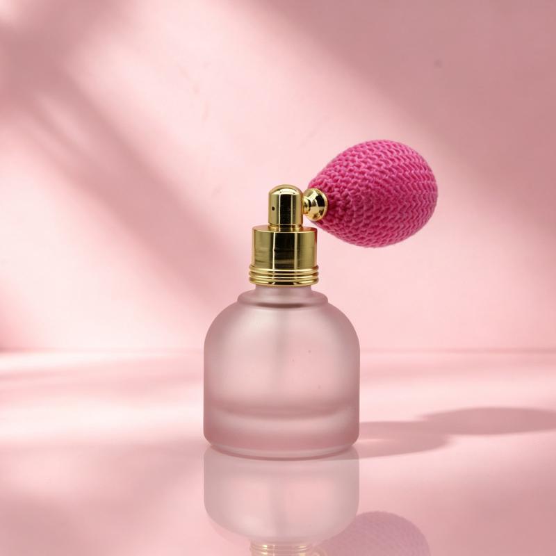 Mini bunte Airbag-Parfümflasche, tragbar, nachfüllbar, auslaufsicherer Duftsprüher, ideal für Party-Make-up-Auffrischung