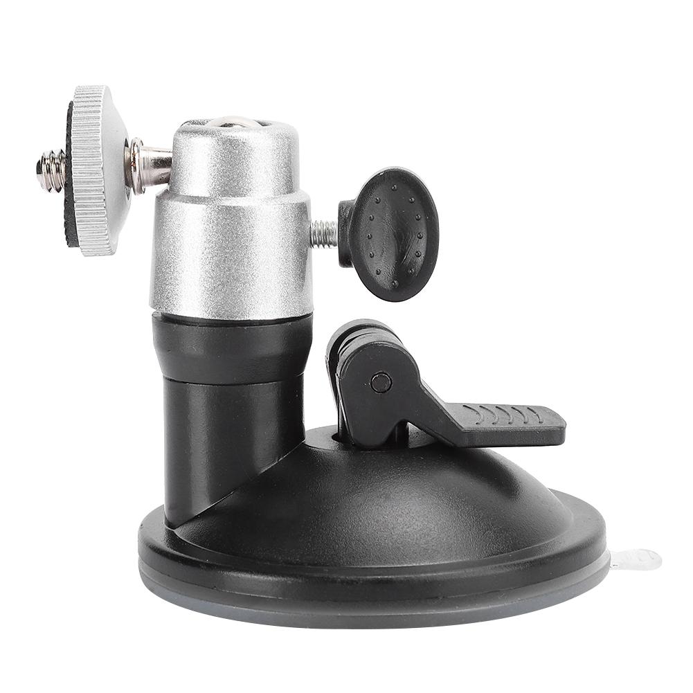 

HD 004a B Holder Sliver Black Aluminium Alloy Vehicle Mount Vacuum Sucker Strong Adsorption Stand(Sliver ) срібний
