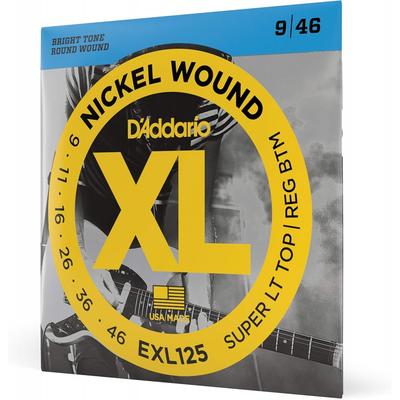 D aDDario Electric Guitar Strings Xl Nickel .009 .046 eXl125 1 Set        