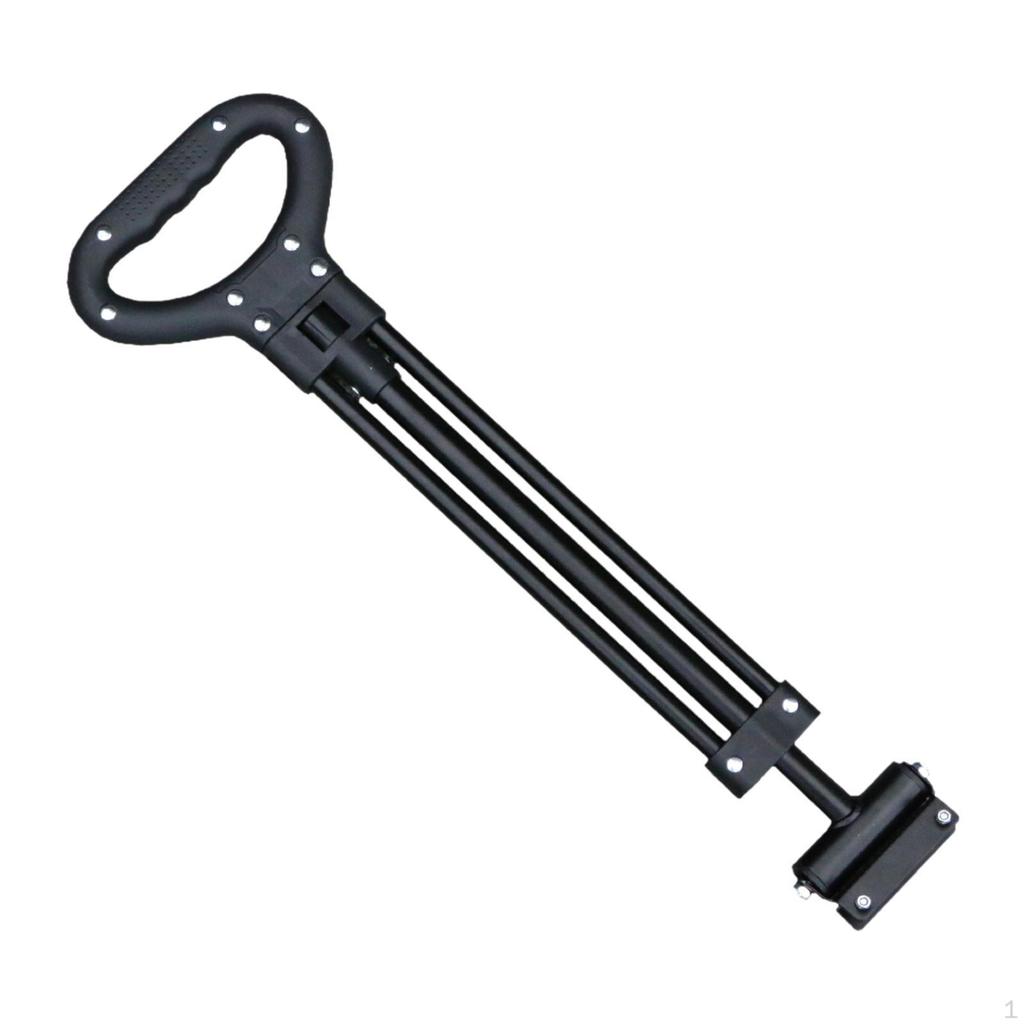 Adjustable Pull Handle Replacement for Folding Shopping Cart 21.2-31.1inch Easy Installation