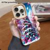 Phone Case: Lambskin 2D Flat Samsung Galaxy A34 A35 M05 M06 S20 S22 S21 FE Plus 5G Protective Case, Dreamy Christmas Tree, Christmas and Halloween Gif