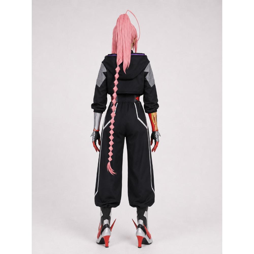 Cyberpunk Edgerunners Talia Cosplay Κουκούλα Παλτό & Παντελόνι με Μανσέτες