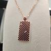 Atria Square Ruby N Necklace JTONEKK0006RBF