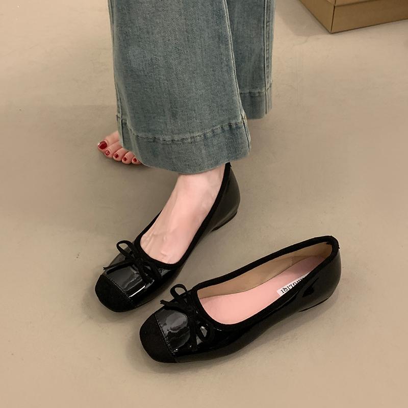 

Новый Стиль Роскошные Женские Плоские Сандалии Платье Высокие Каблуки Ретро Закрытый Квадратный Носок Мюли Обувь Девушки Свадебная Обувь Повседневная Плоская Обувь 40 чёрный