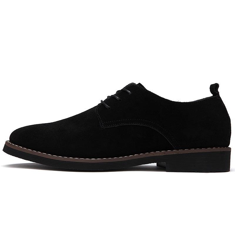 Retro Brand Men's Casual Shoes 2025 New British Wind Business Formal Dress Shoes Quality Sanding Plus Size 48 Oxford Footwear