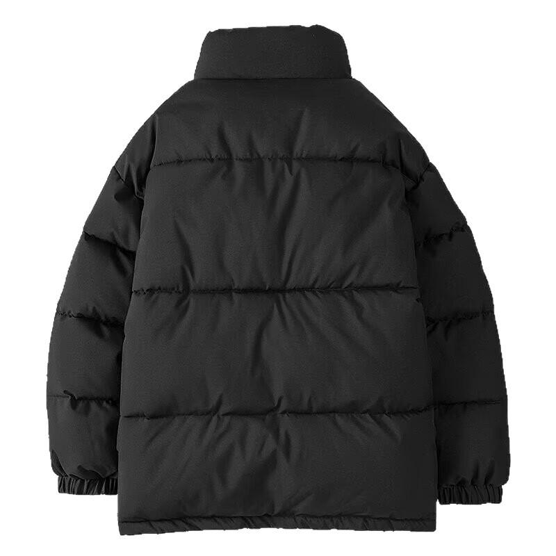 2025 Autumn/Winter Men's Ins Padded Cotton Jacket - Stand Collar, Warm, Versatile, Couple's Outerwear