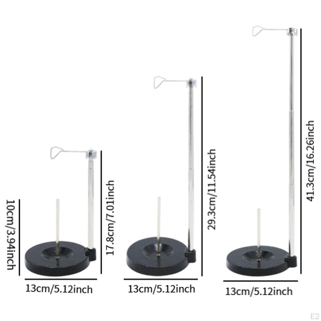 Single Thread Spool Holder Adjustable for Sewing Machine, Embroidery, Quilting Auxiliary Tool