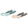 2Pcs/Set Children Tableware Bendable Design Portable Utensils Toddler Feeding Auxiliary Spoon Fork for Toddler