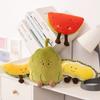 Cute Fruit Plush Toy Durian Watermelon Small Kawaii Super Soft Plant Doll as a Birthday and Christmas Gift for Children
