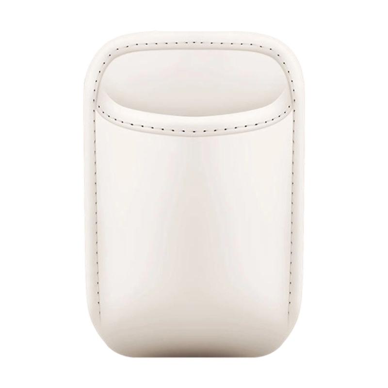 Adhesive Car Door Bin, Faux Leather Cup Storage Tray for Daily Commute Bottle and Small Item Reach in Cars Use