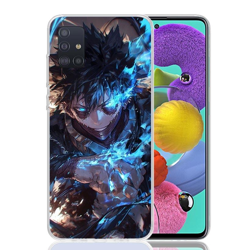 Dabi MHA My Hero A-Academy Phone Case For Samsung Galaxy A52 A32 A22 A12 A02S A50S A30S A51 A31 AA71 Note 20 Ultra 10 S10 Plus G