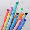 3Pcs School Supplies Creative Cute Colorful Kawaii Stamp Highlighter Marker Pen