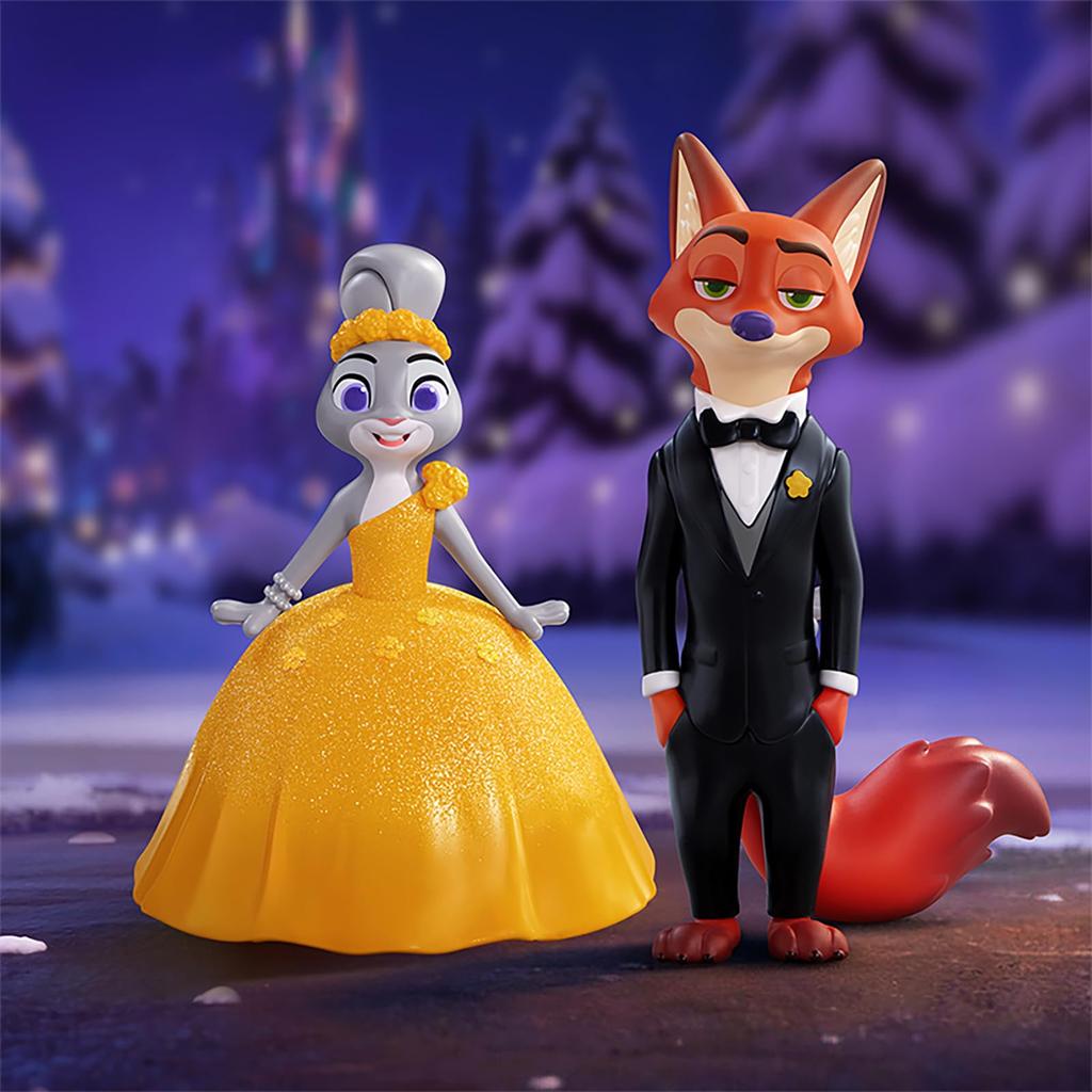 TOP TOY Disney Zootopia New Series Gachapon Blind Box Figure Plastic Model Premium Toy Zootopia Birthday Gift Zootopia Nick Judy Character Collectible