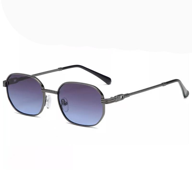 New Retro Small Square Frame Sunglasses Men And Women Trendy Metal Sunglasses Fashion Sunglasses