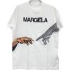 Maison Margiela S50GC0533 19Stainless Steel White Crew Neck T-Shirt tops 44 whiteUsed