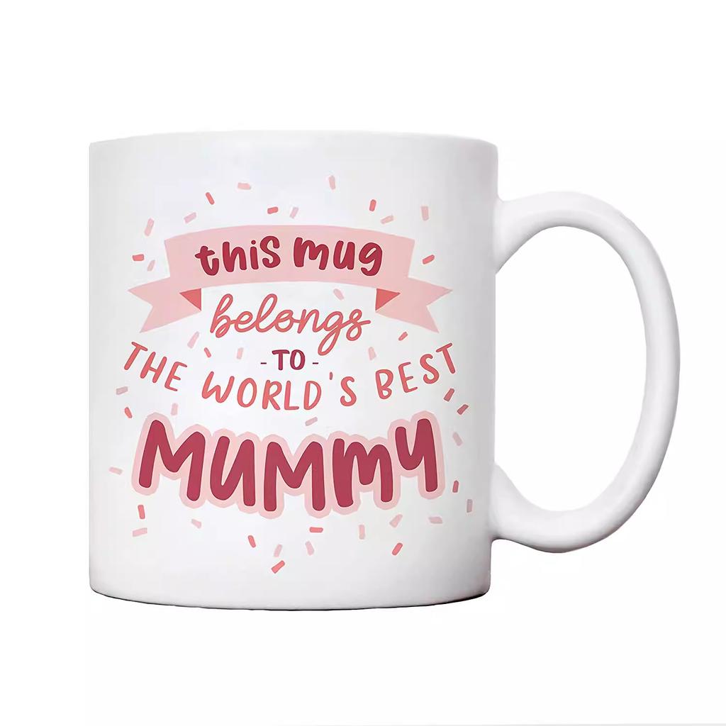 Mom Happy Mother'S Day Ceramic Coffee Mug Mother Water Mug Ugly Children Mummy