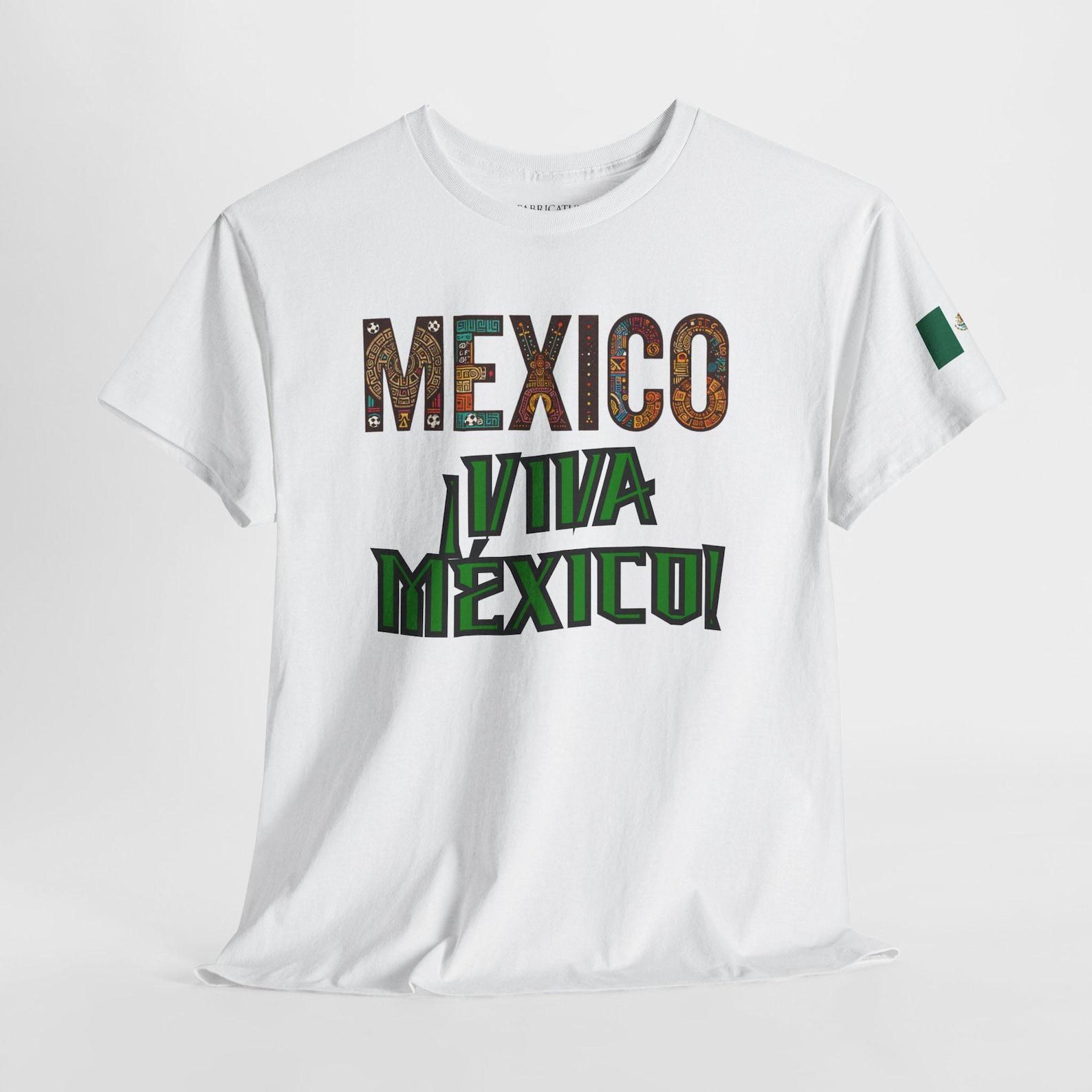 Mexico Football Fan Tee | Viva Mexico Graphic Soccer Shirt 2XL
