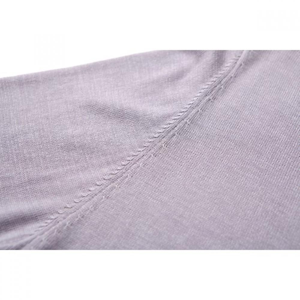 FURINA CoTTon Silk STripe KniT Long T shirT