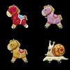 Jumbo Horse Balloon with Wheels 4D Cartoon Foil Balloon On Rolling Stand Eye-Catching Centerpiece for Birthday & Celebrations