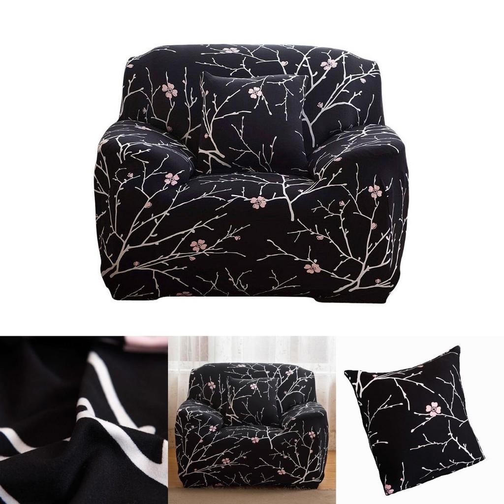 Elegant Floral Stretch Chair Sofa Love Seat Covers With Soft Texture And Excellent Fit