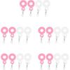 PRETYZOOM 20pcs Straw Charm Adapters, Silicone Dangle Hanging Charm, Compatible Ornament Adapters for Straw Cups, Tumblers